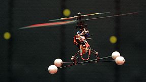 Mind-controlled helicopter takes off