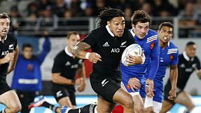 All Blacks draw first blood against France : All Blacks draw first blood against France