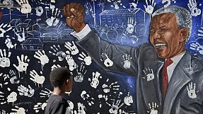 La famille au chevet de Nelson Mandela