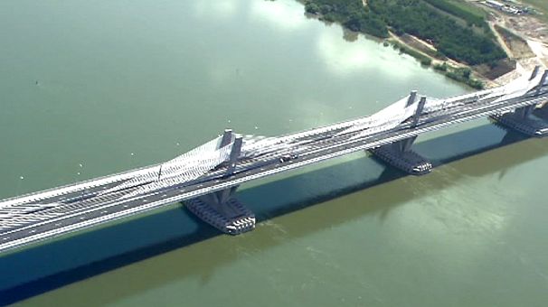 New bridge opens on the River Danube