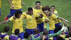 Brazil beat Japan in Confederations Cup opener : Brazil beat Japan in Confederations Cup opener