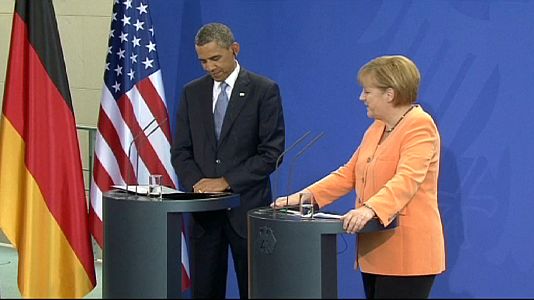 Berlino: Merkel a Obama: “Necessario equilibrio tra esigenze intelligence e rispetto diritti civili” Berlino: Merkel a Obama: “Necessario equilibrio tra esigenze intelligence e rispetto diritti civili”