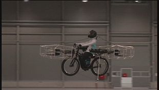 Flying bike gets off the ground