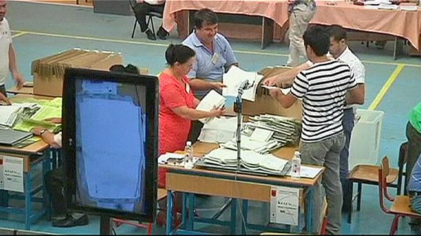 Rival sides both claim victory in Albania’s election