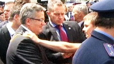 Polish president egg attack – nocomment Polish president egg attack – nocomment
