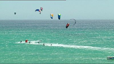 Kerneur wins kitesurf slalom in Fuerteventura Kerneur wins kitesurf slalom in Fuerteventura