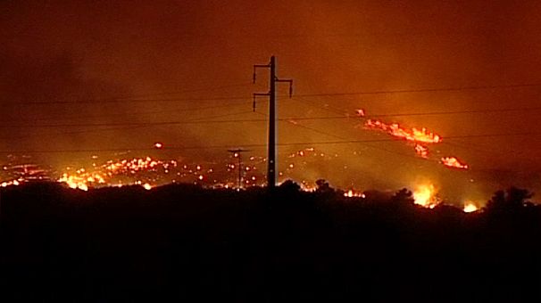 At least 28 wildfires still burning out of control in Portugal