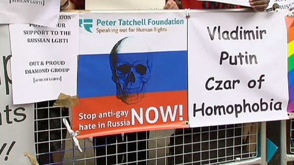 Protests against Russia’s anti-gay laws in 33 cities