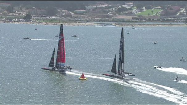 Emirates Team New Zealand sets early pace
