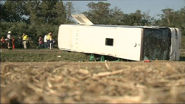 Hungary bus crash carrying basketball team kills 2