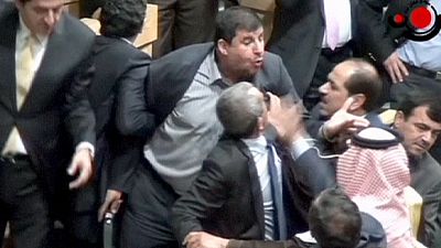 Mayhem as MP fires AK-47 at colleague in Jordan’s parliament Mayhem as MP fires AK-47 at colleague in Jordan’s parliament