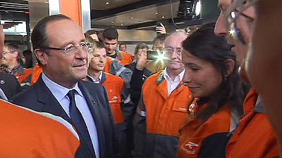 French president makes fresh promises to Florange steel workers French president makes fresh promises to Florange steel workers