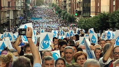 Spain: Protest against ETA prisoners’ group arrests Spain: Protest against ETA prisoners’ group arrests