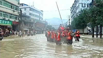 China: Five dead after Typhoon Fitow sweeps through Zehjian and Fujian provinces in eastern China China: Five dead after Typhoon Fitow sweeps through Zehjian and Fujian provinces in eastern China
