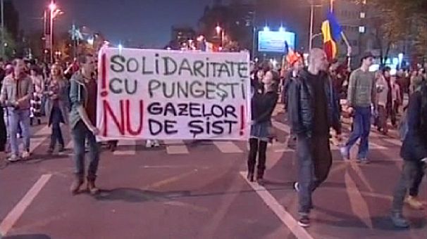 Romania: a small village’s anti-fracking protest spreads to the capital