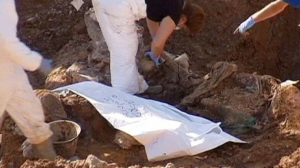 Hundreds of bodies exhumed from mass grave in Bosnia