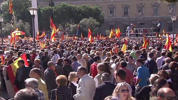 Thousands protest in Madrid against a European Court ruling that led to release of ETA prisoner