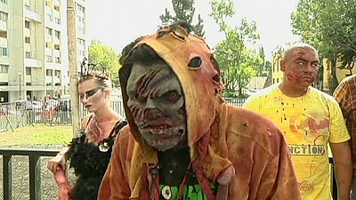 March of the “undead” as zombie fanatics call for equal rights – nocomment March of the “undead” as zombie fanatics call for equal rights – nocomment