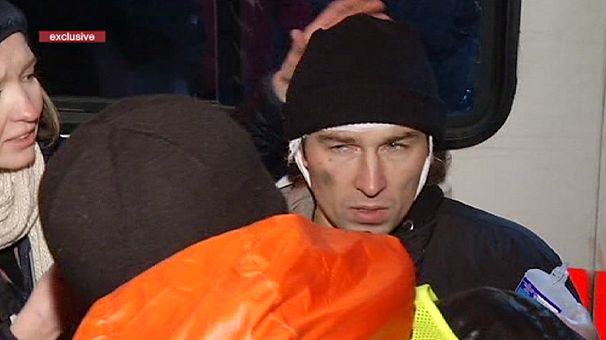 euronews cameraman beaten by police in Kiev clashes