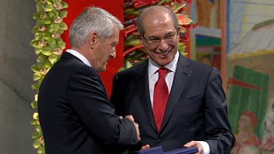 OPCW receives Nobel Peace Prize in Oslo OPCW receives Nobel Peace Prize in Oslo