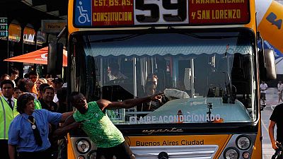 Bolt versus The Bus Bolt versus The Bus