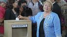 Socialist Michelle Bachelet takes Chile presidential with a landslide