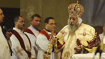 أقباط مصر يحتفلون بعيد الميلاد وسط اجراءات امنية مشددة أقباط مصر يحتفلون بعيد الميلاد وسط اجراءات امنية مشددة