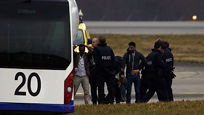 Swiss police say hijack co-pilot is claiming asylum Swiss police say hijack co-pilot is claiming asylum