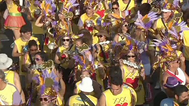 Brazil street party ahead of main Rio carnival celebration