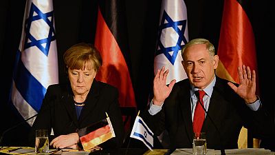 Netanyahu stresses Iran threat as Merkel visits Israel Netanyahu stresses Iran threat as Merkel visits Israel