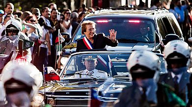 Chile: Bachelet toma posse com Portas e Rousseff a assistir Chile: Bachelet toma posse com Portas e Rousseff a assistir