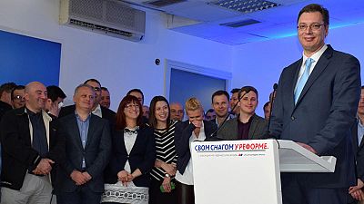 Serbia’s centre-right set for landslide Serbia’s centre-right set for landslide