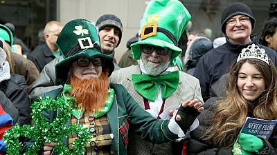 Protests at US St Patrick’s Day Parades in New York and Boston Protests at US St Patrick’s Day Parades in New York and Boston