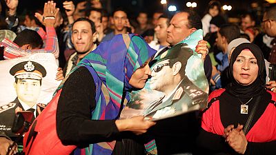 Egyptians welcome Sisi as presidential candidate Egyptians welcome Sisi as presidential candidate