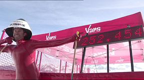 Italian speed skier breaks world record Italian speed skier breaks world record