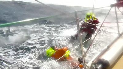 Andrew Taylor rescued after falling overboard Andrew Taylor rescued after falling overboard