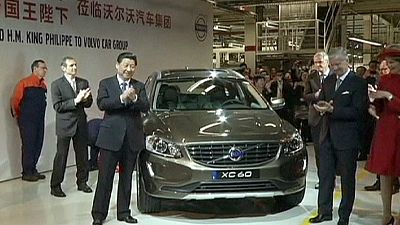 President Xi Jinping visits Chinese-owned Volvo car plant in Belgium President Xi Jinping visits Chinese-owned Volvo car plant in Belgium