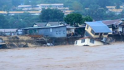 Double disaster as Solomon Islands hit by tropical storm and earthquake Double disaster as Solomon Islands hit by tropical storm and earthquake