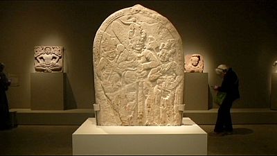 Ancient sculptures on first outing from Myanmar in New York Ancient sculptures on first outing from Myanmar in New York