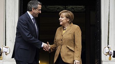 Merkel goes to Greece bearing congratulations and business support Merkel goes to Greece bearing congratulations and business support