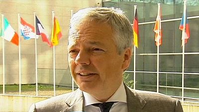 EU foreign ministers discuss Russia sanctions EU foreign ministers discuss Russia sanctions