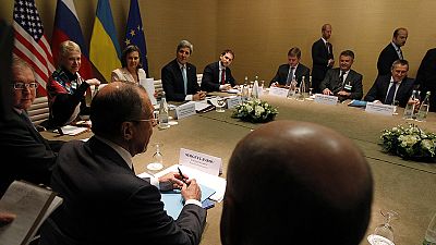 Durchbruch im Ukraine-Konflikt? Friedensfahrplan in Genf vereinbart Durchbruch im Ukraine-Konflikt? Friedensfahrplan in Genf vereinbart