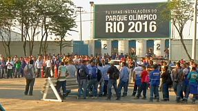 Rio 2016: Workers end strike but concerns over delivery dates remain : Rio 2016: Workers end strike but concerns over delivery dates remain