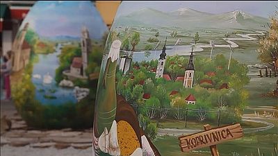 Giant eggs to celebrate Croatian naive art Giant eggs to celebrate Croatian naive art
