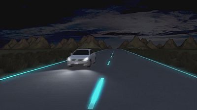 Glow in the dark roads Glow in the dark roads
