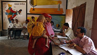 Indians vote on second biggest polling day Indians vote on second biggest polling day