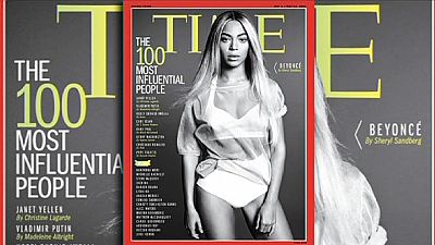 Beyonce tops Time’s list of 100 most influential people. Beyonce tops Time’s list of 100 most influential people.
