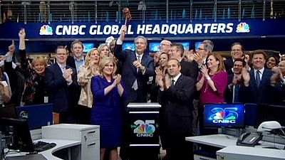 El Dow Jones logra su primer record en 2014 El Dow Jones logra su primer record en 2014