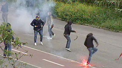 Three injured in clashes ahead of Italian Cup final Three injured in clashes ahead of Italian Cup final