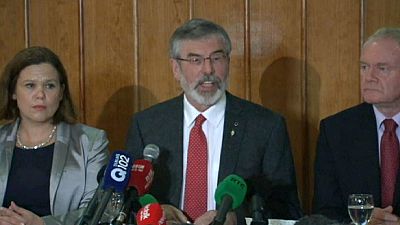 Sinn Fein leader Gerry Adams released from police custody Sinn Fein leader Gerry Adams released from police custody